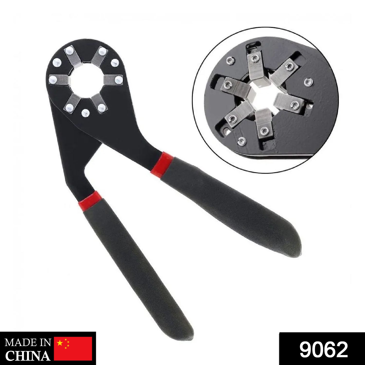9062 Multi-Function Hexagon Universal Wrench Adjustable Bionic Plier Spanner Repair Hand Tool (Small) Single Sided Bionic Wrench Household Repairing Wrench Hand Tool DeoDap 9062 Multi-Function Hexagon Universal Wrench Adjustable Bionic Plier Spanner Repair Hand Tool (Small) Single Sided Bionic Wrench Household Repairing Wrench Hand Tool DeoDap